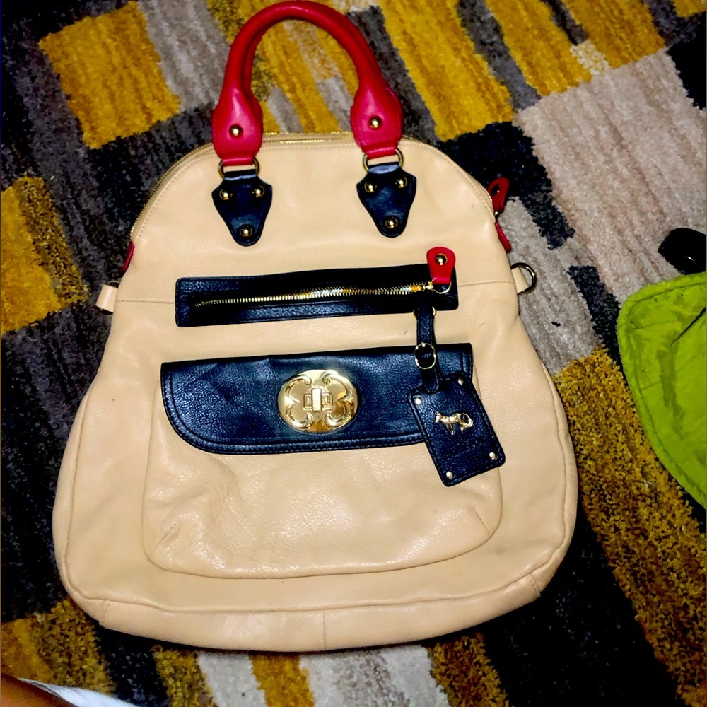 Emma Fox Leather Handbag Purse